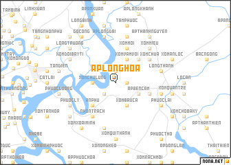 map of Ấp Long Hòa
