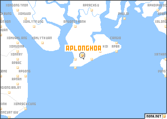 map of Ấp Long Hoa