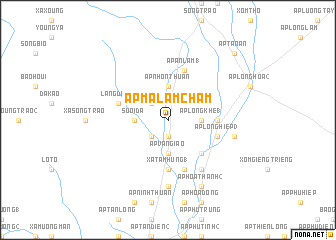 map of Ấp Ma Lâm Chàm