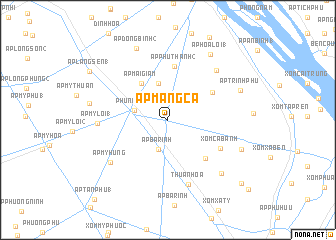 map of Ấp Mang Cá