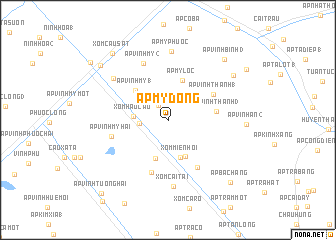 map of Ấp Mỹ Ðông