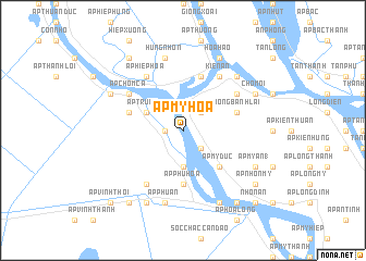 map of Ấp Mỹ Hòa
