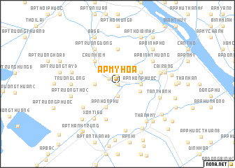 map of Ấp Mỹ Hòa