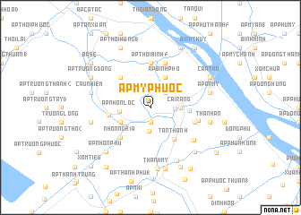 map of Ấp Mỹ Phước