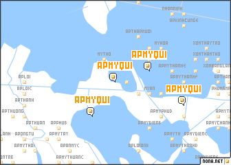 map of Ấp Mỹ Quí