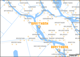 map of Ấp Mỹ Thành