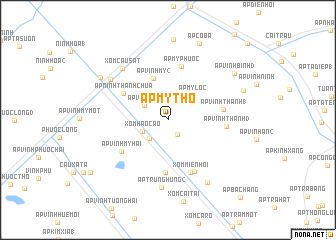 map of Ấp Mỹ Thọ