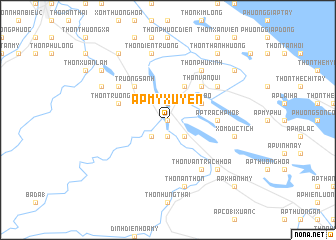 map of Ấp Mỹ Xuyên