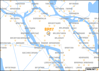 map of Ấp Mỹ