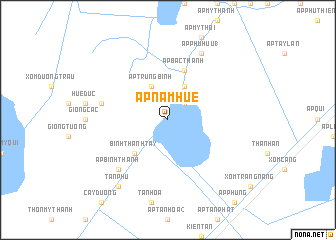 map of Ấp Nam Huế