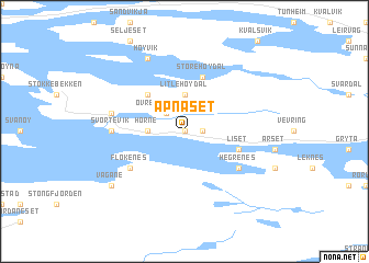 map of Apnaset