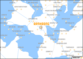 map of Ấp Nhà Ông