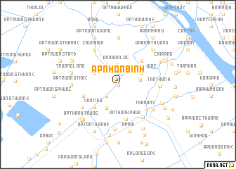 map of Ấp Nhơn Bình