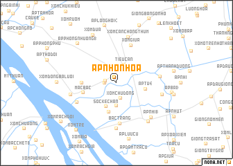map of Ấp Nhơn Hòa