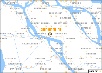 map of Ấp Nhơn Lội