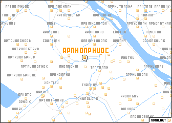 map of Ấp Nhơn Phước