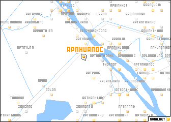 map of Ấp Nhuận Ốc