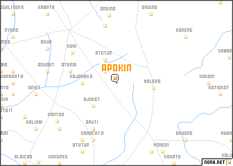 map of Apokin