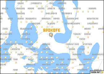 map of Apokofe