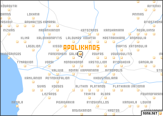 map of Apólikhnos