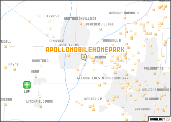 map of Apollo Mobile Home Park