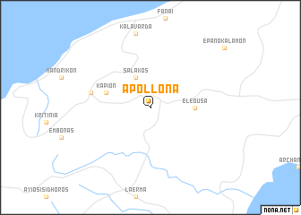 map of Apóllona