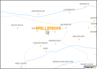 map of Apollonovka