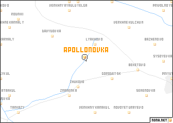 map of Apollonovka