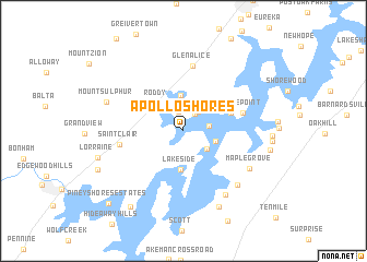 map of Apollo Shores