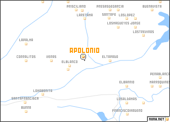 map of Apolonio