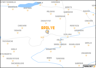 map of Apol\