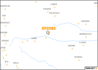 map of Apombo