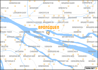 map of Ấp Ông Quên