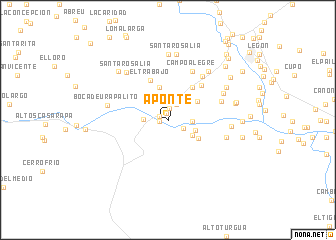 map of Aponte