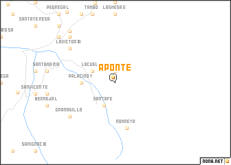 map of Aponte