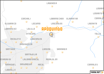 map of Apoquindo