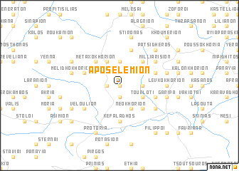 map of Aposelémion