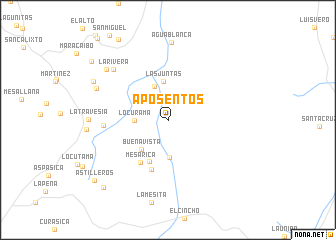 map of Aposentos
