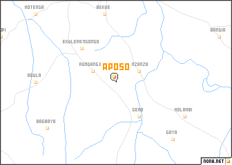 map of Aposo