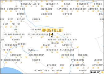 map of Apóstoloi