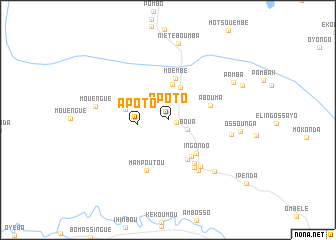 map of Apoto