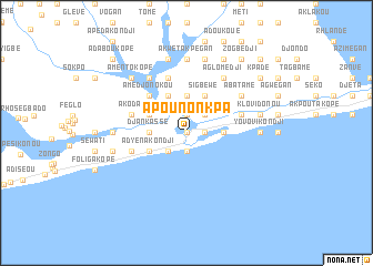 map of Apounonkpa