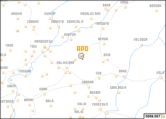 map of Apo