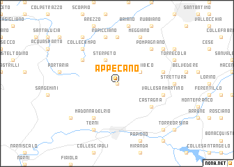map of Appecano