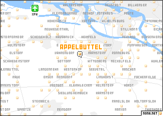 map of Appelbüttel