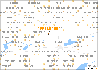 map of Appelhagen