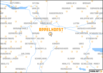 map of Appelhorst