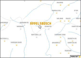 map of Appelsbosch