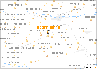 map of Appenhofen