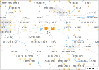 map of Appen